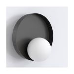 Emibig Applique Murale Kido Acier Noir | Convient pour 1x G9 - Max 8W