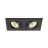 SLV New Tria 155 Spot Aluminium Noir Carré 14W 610lm 38D - 927 Blanc Très Chaud | Meilleur Rendu Des Couleurs - Dimmable 