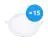 Lot 15x Downlight LED UltraSlim 15W 1200lm 110D - 840 Blanc Froid | 190mm - Diamètre 175mm