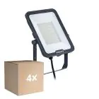 Lot 4x Philips Projecteur LED Ledinaire BVP167 70W 8400lm 110D - 830-840-865 CCT | IP65 - Symétrique