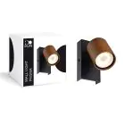 D'Lite Applique Murale Prisma Métal Cuivre | IP20 - Convient pour 1x GU10